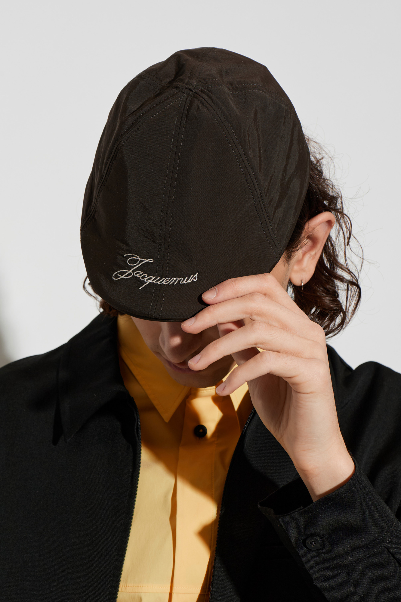 Jacquemus Flat cap with embroidered logo | Men's | Vitkac